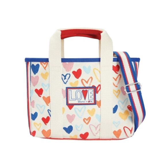 Brighton Handbags - BRIGHTON Red White And You Mini Tote PURSE